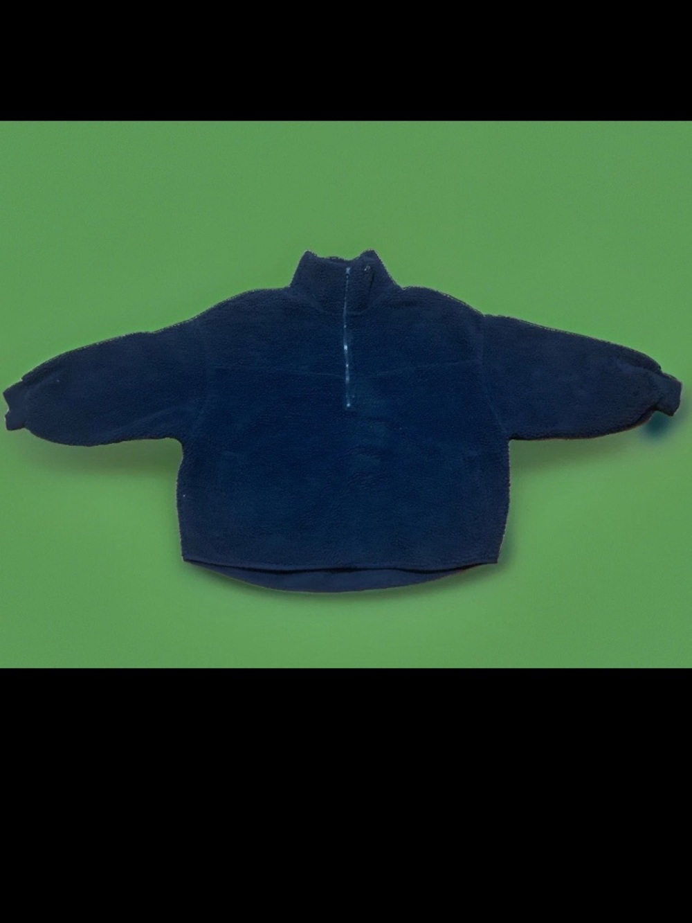 H&M Oversized Half-Zip Teddy Fleece Pullover